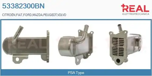 Охладител, ЕГР система REAL 53382300BN