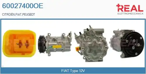 компресор за климатик REAL 60027400OE