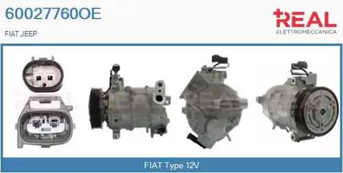 компресор за климатик REAL 60027760OE
