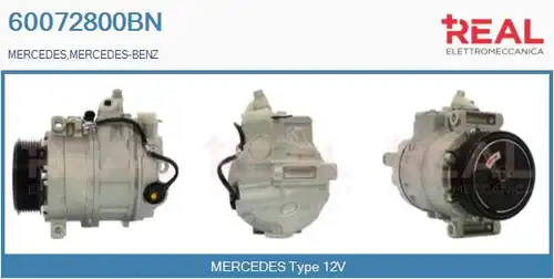 компресор за климатик REAL 60072800BN