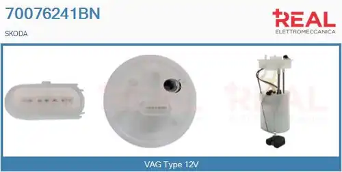 горивопроводен елемент (горивна помпа+сонда) REAL 70076241BN