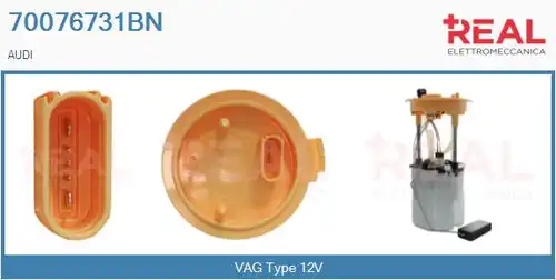горивопроводен елемент (горивна помпа+сонда) REAL 70076731BN