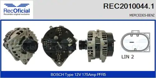 генератор RECOFICIAL REC2010044.1