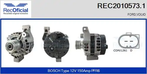 генератор RECOFICIAL REC2010573.1