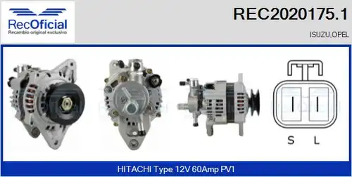 генератор RECOFICIAL REC2020175.1