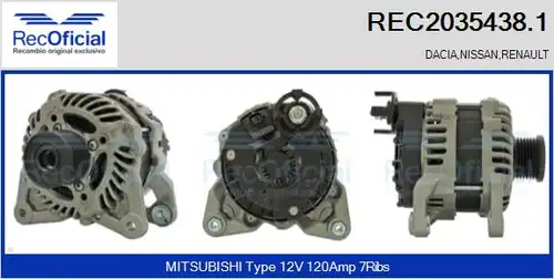 генератор RECOFICIAL REC2035438.1