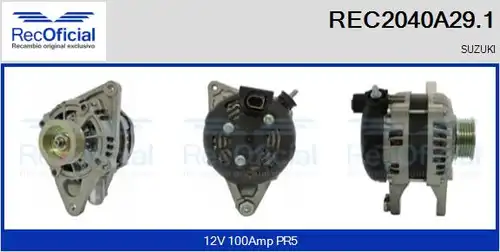 генератор RECOFICIAL REC2040A29.1