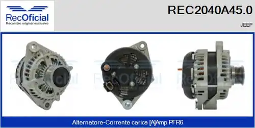 генератор RECOFICIAL REC2040A45.0