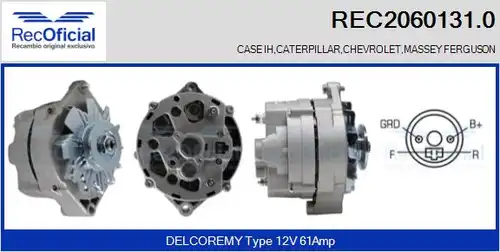 генератор RECOFICIAL REC2060131.0