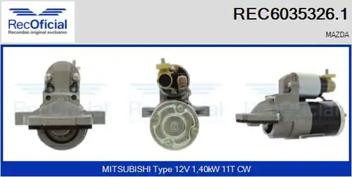 стартер RECOFICIAL REC6035326.1