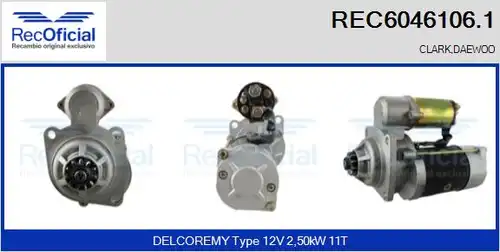 стартер RECOFICIAL REC6046106.1
