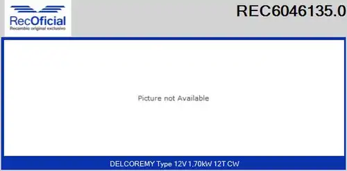 стартер RECOFICIAL REC6046135.0
