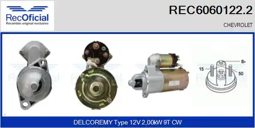 стартер RECOFICIAL REC6060122.2