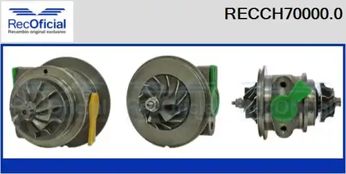 Картридж, турбокомпресор RECOFICIAL RECCH70000.0