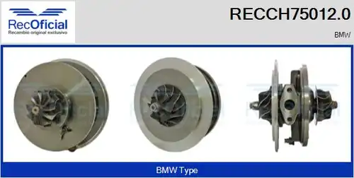 Картридж, турбокомпресор RECOFICIAL RECCH75012.0
