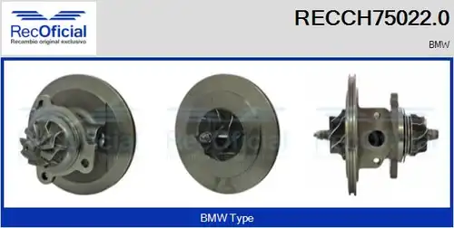 Картридж, турбокомпресор RECOFICIAL RECCH75022.0