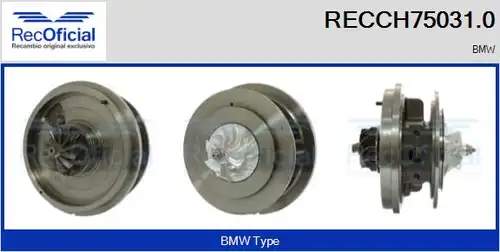 Картридж, турбокомпресор RECOFICIAL RECCH75031.0