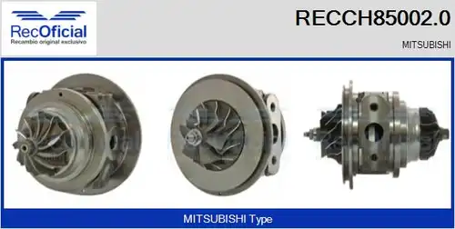 Картридж, турбокомпресор RECOFICIAL RECCH85002.0