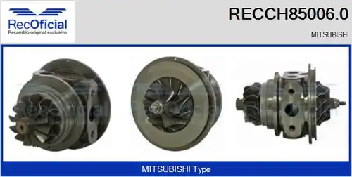 Картридж, турбокомпресор RECOFICIAL RECCH85006.0