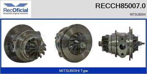 Картридж, турбокомпресор RECOFICIAL RECCH85007.0