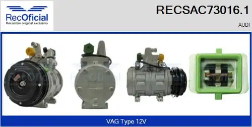 компресор за климатик RECOFICIAL RECSAC73016.1