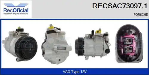 компресор за климатик RECOFICIAL RECSAC73097.1