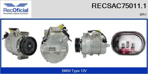 компресор за климатик RECOFICIAL RECSAC75011.1