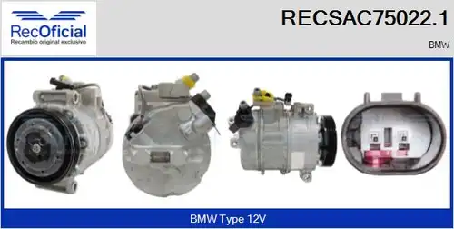 компресор за климатик RECOFICIAL RECSAC75022.1