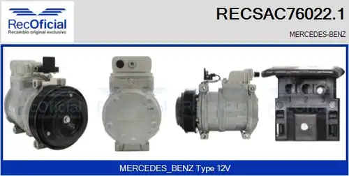 компресор за климатик RECOFICIAL RECSAC76022.1