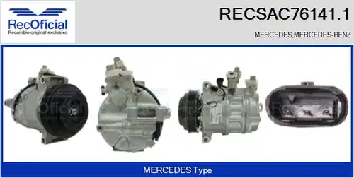 компресор за климатик RECOFICIAL RECSAC76141.1