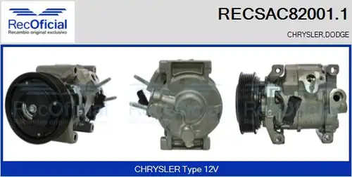 компресор за климатик RECOFICIAL RECSAC82001.1