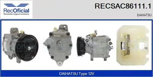 компресор за климатик RECOFICIAL RECSAC86111.1