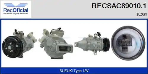 компресор за климатик RECOFICIAL RECSAC89010.1