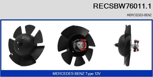 вентилатор вътрешно пространство RECOFICIAL RECSBW76011.1