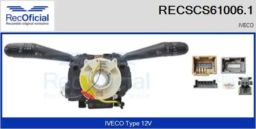 превключвател на кормилната колона RECOFICIAL RECSCS61006.1