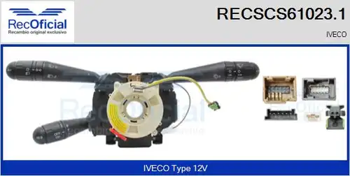 превключвател на кормилната колона RECOFICIAL RECSCS61023.1