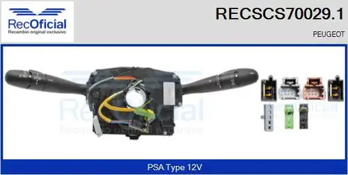 превключвател на кормилната колона RECOFICIAL RECSCS70029.1