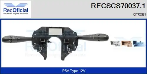 превключвател на кормилната колона RECOFICIAL RECSCS70037.1