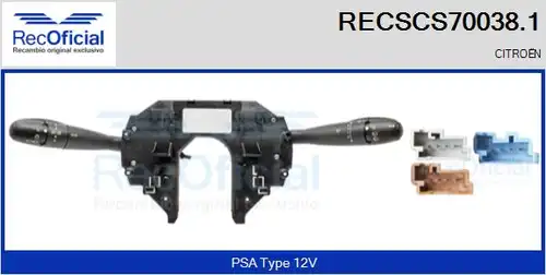 превключвател на кормилната колона RECOFICIAL RECSCS70038.1