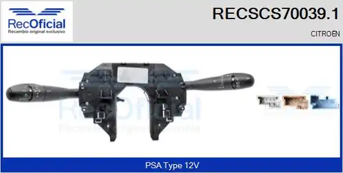 превключвател на кормилната колона RECOFICIAL RECSCS70039.1