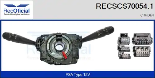 превключвател на кормилната колона RECOFICIAL RECSCS70054.1