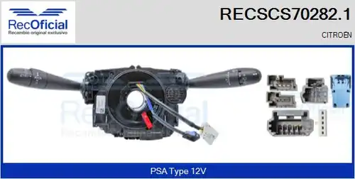 превключвател на кормилната колона RECOFICIAL RECSCS70282.1