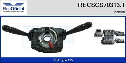 превключвател на кормилната колона RECOFICIAL RECSCS70313.1