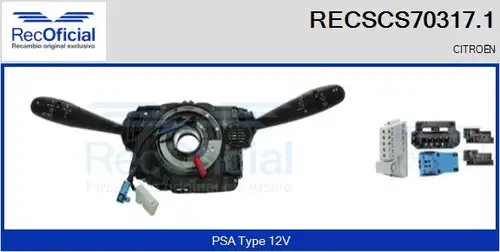 превключвател на кормилната колона RECOFICIAL RECSCS70317.1