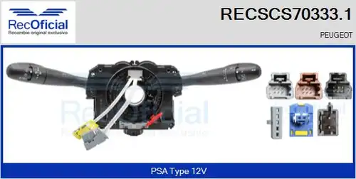 превключвател на кормилната колона RECOFICIAL RECSCS70333.1