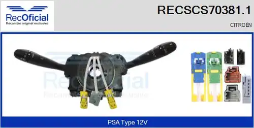 превключвател на кормилната колона RECOFICIAL RECSCS70381.1