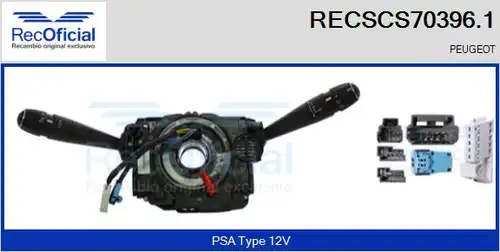 превключвател на кормилната колона RECOFICIAL RECSCS70396.1