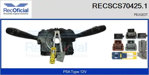 превключвател на кормилната колона RECOFICIAL RECSCS70425.1