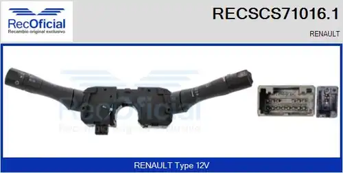 превключвател на кормилната колона RECOFICIAL RECSCS71016.1