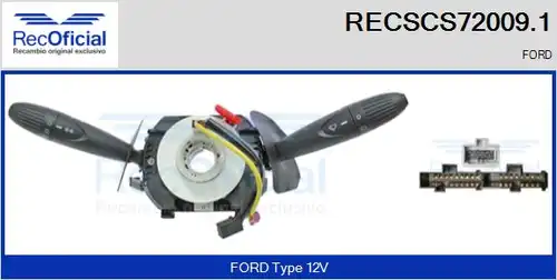 превключвател на кормилната колона RECOFICIAL RECSCS72009.1